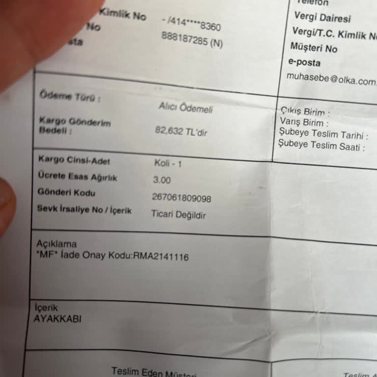 Skechers Ücret İadesi Yapmıyor