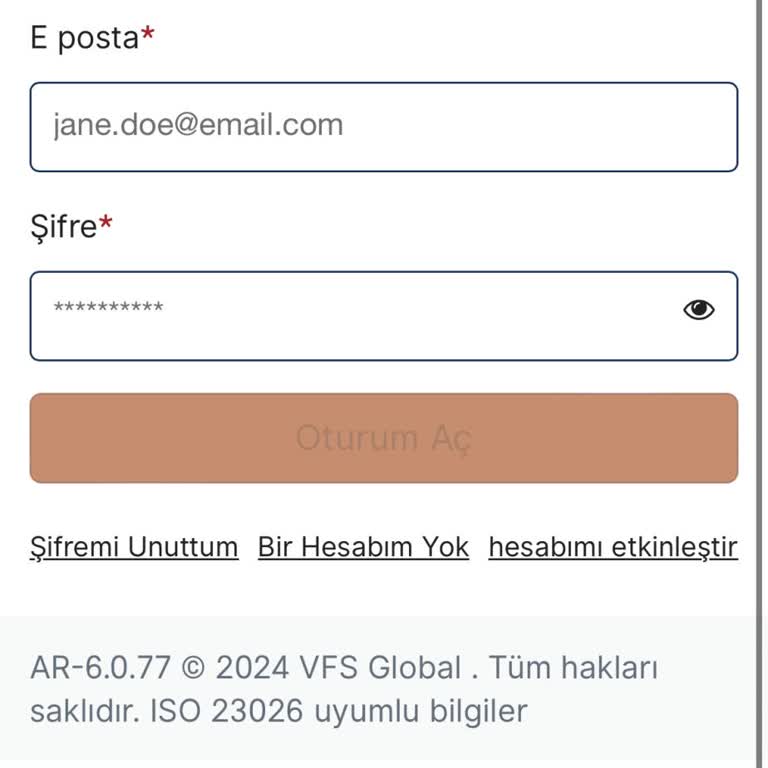 VFS Global Hollanda Vize Başvurusu
