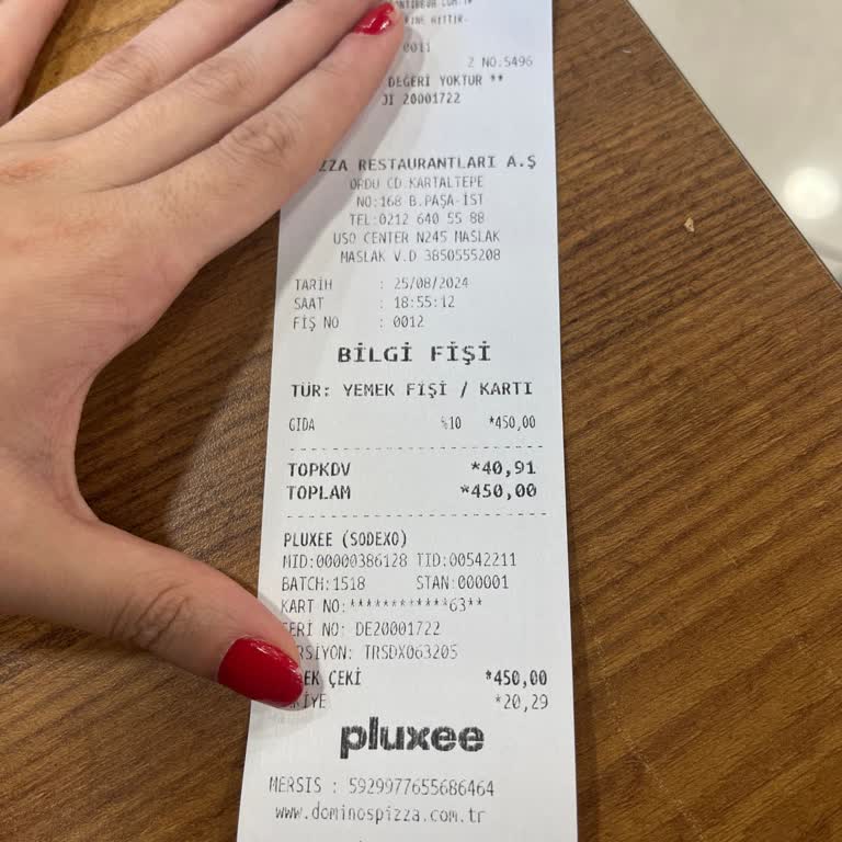Domino's Pizza Üslup Sıkıntısı Hijyen Sıfır