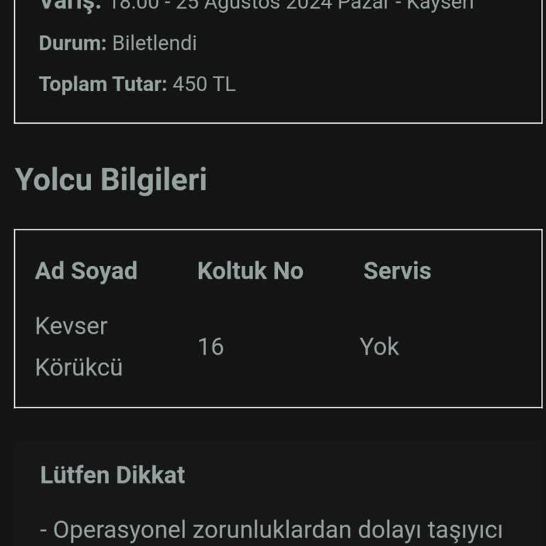 Sivas Hedef Turizm Sebepsiz Yere Bir Saat Gecikmeli Gitti