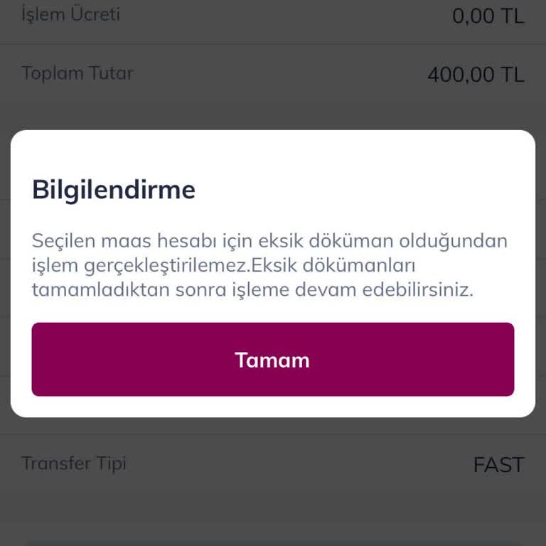 QNB Finansbank Saçma Bir Eksik Döküman Mağduriyeti