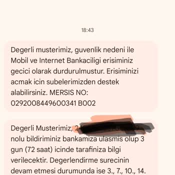 Denizbank Güvenlik Nedeniyle Mobil Bankacılık Blokesi.