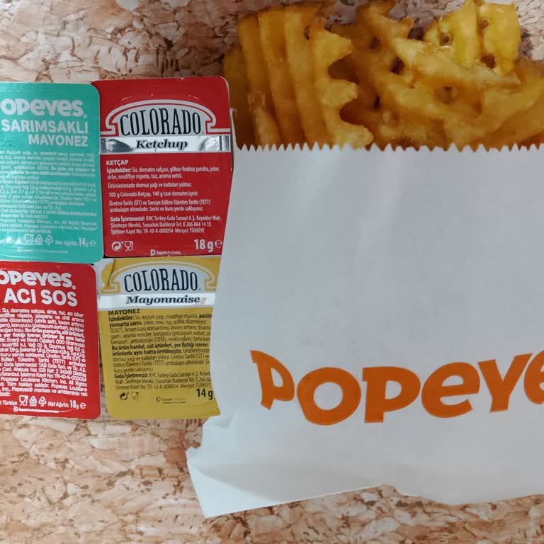 Popeyes Patates Oyunu Mega- Mini Farkını Bilmiyorlar Sanırım