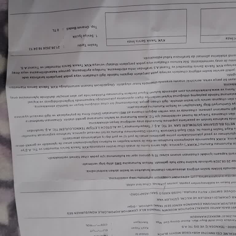 Realme C53 Telefonunun Sorunu