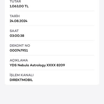 App Nebula Nebula Hesabımdan Para Çekti