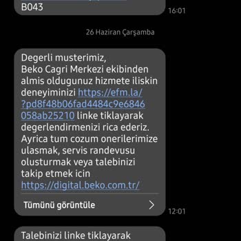 Beko Markalı Çamaşır Makinesi Aşırı Ses Ve Sarsıntılı Çalışma Sorunu