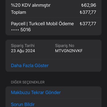 TikTok Uygulama İçi İptal Bildirimi