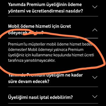 Vodafone Premium Yanıltıcı Mobil Ödeme Ücreti