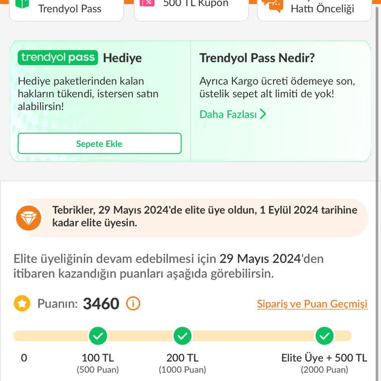 Trendyol Pass Saçmalığı Ve Trendyol Elite Üyeliğinde Kandırmaları