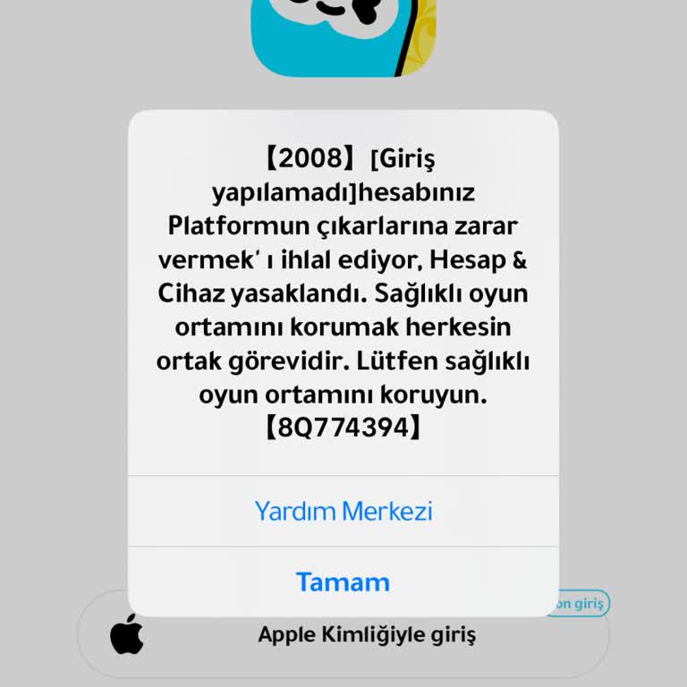 iPhone Cihaz Banımın Kaldırılmasını İstiyorum