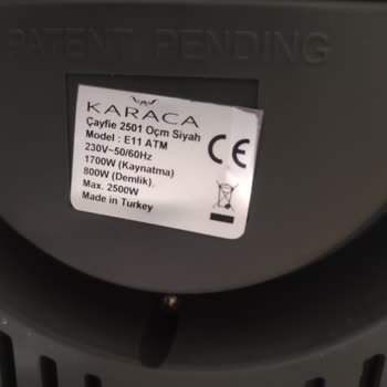 Karaca Züccaciye Karaca Servisin Yedek Parça Temin Edemediği Ürüne Zarar Verdi.