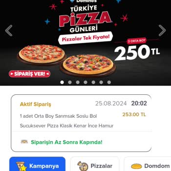 Domino's Pizza Gelmek Bilmeyen Sipariş