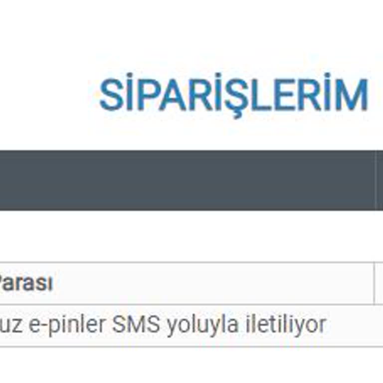 Epin.com.tr Siparişi Teslim Etmiyor