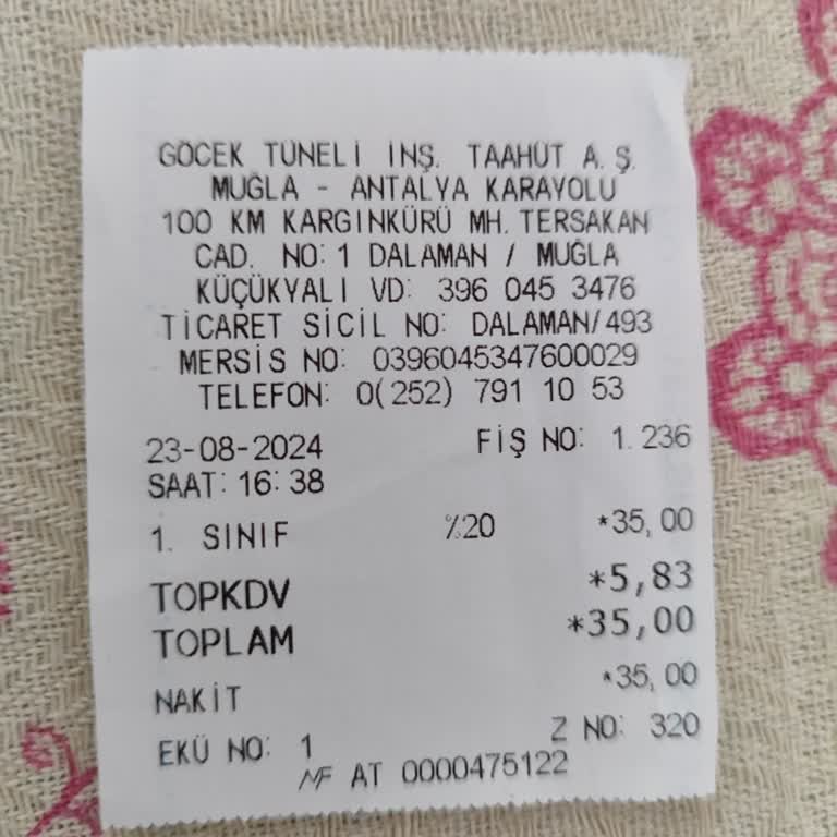 HGS Nakit Ödeme Yaptım