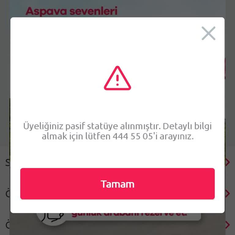 TikTak Kirala Hesap Pasife Çekilme