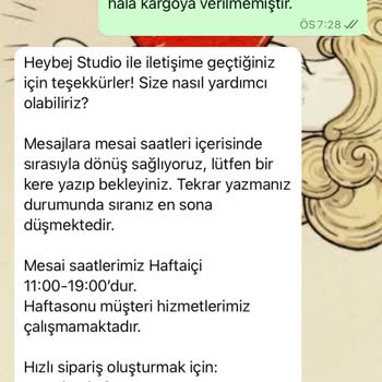 Heybej Ürünüm Kargoya Verilmedi