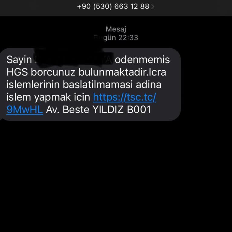 HGS Sürekli Gelen SMS'lerden Bıktık, Harekete Geçilmeli