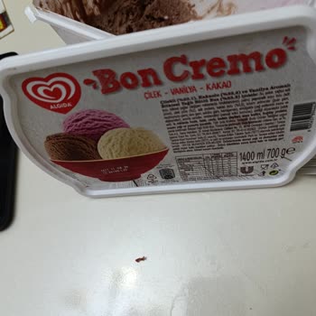 Algida Dondurma İçerisinden Çıkan Cisim