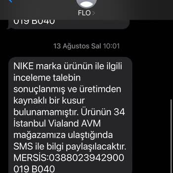 FLO Ayakkabı FLO Kalitesiz Ayakkabı Satıyor. Garantili Malı İade Etmiyor