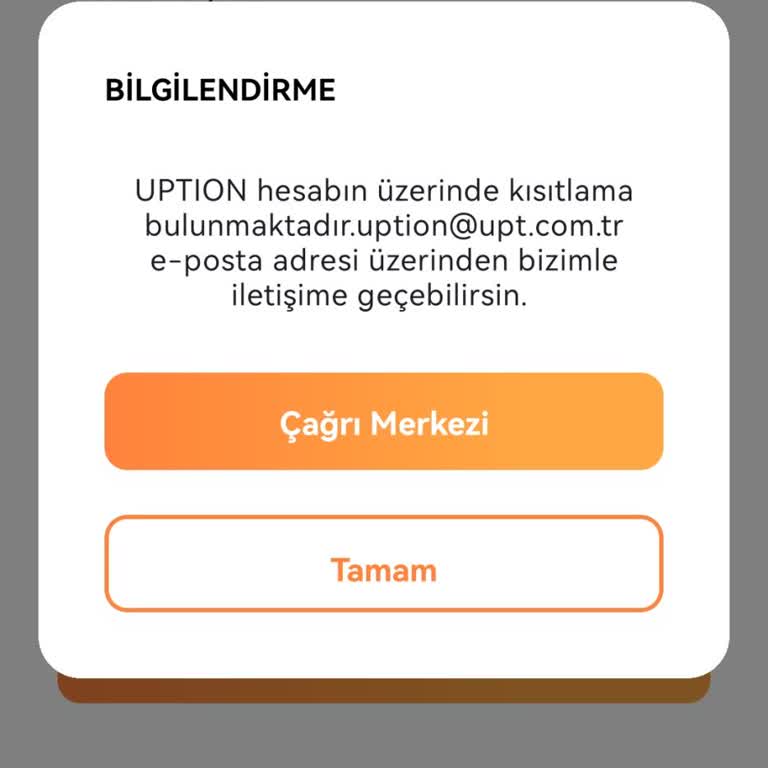 UPTION Kısıtlama Kaldırma Ve Kimin Tarafından Konduğu Öğrenmek İstiyorum