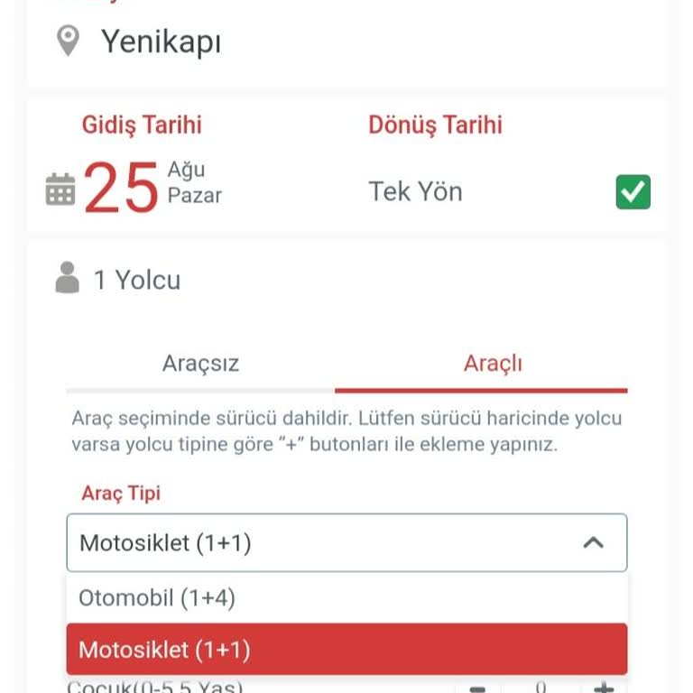 Obilet Feribot Bileti Mağduriyeti