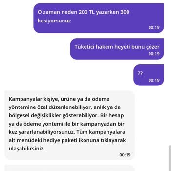 GetirYemek'te Fiyat Farkı