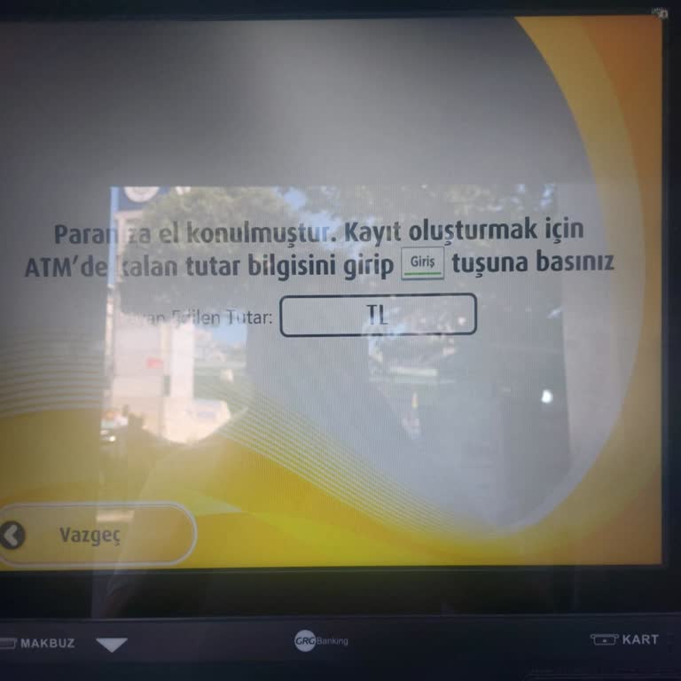 Vakıf Katılım Bankası ATM Paramı Vermiyor