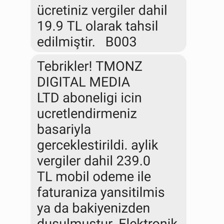 Mobil Ödeme İzni Olmadan Yapılan Abonelik ve Yanlış Fatura