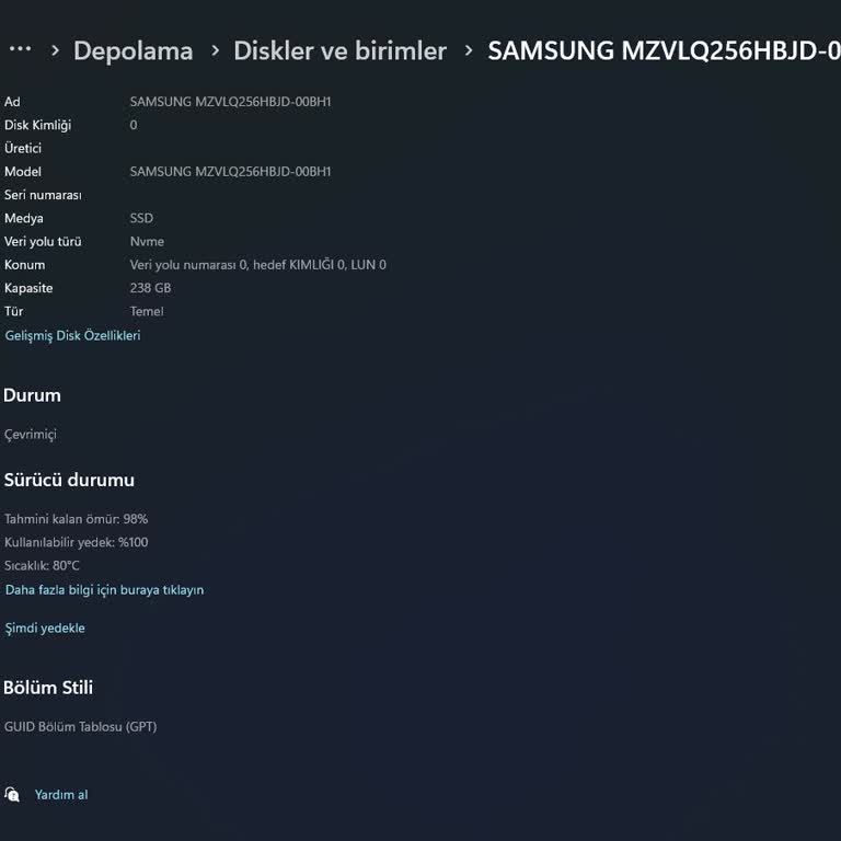 HP 255 G8 M2 SSD Çok Isınıyor