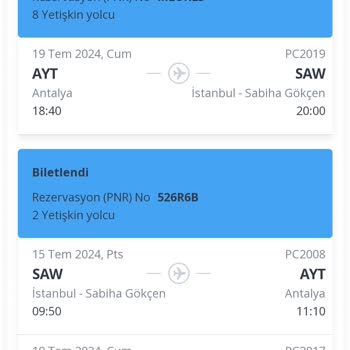 Pegasus Overbook İşlemi Sebepli İade Hala Yapılmadı Geri Dönüş Yapılmıyor