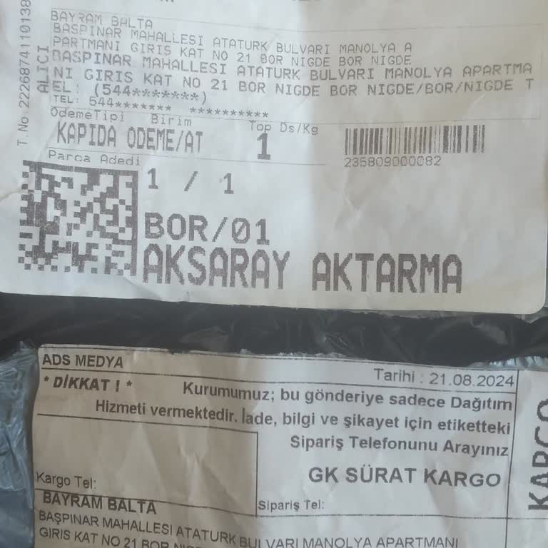 Gök Grup Depolama Yanlış Ürün Gönderilmiş