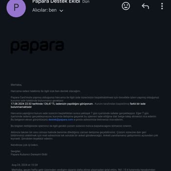 Getir Paramı Geri Vermiyor Bir De Yalan Söylüyorlar