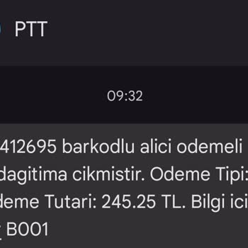 PTT Kargo Teslimatında Yaşanan Sorunlar