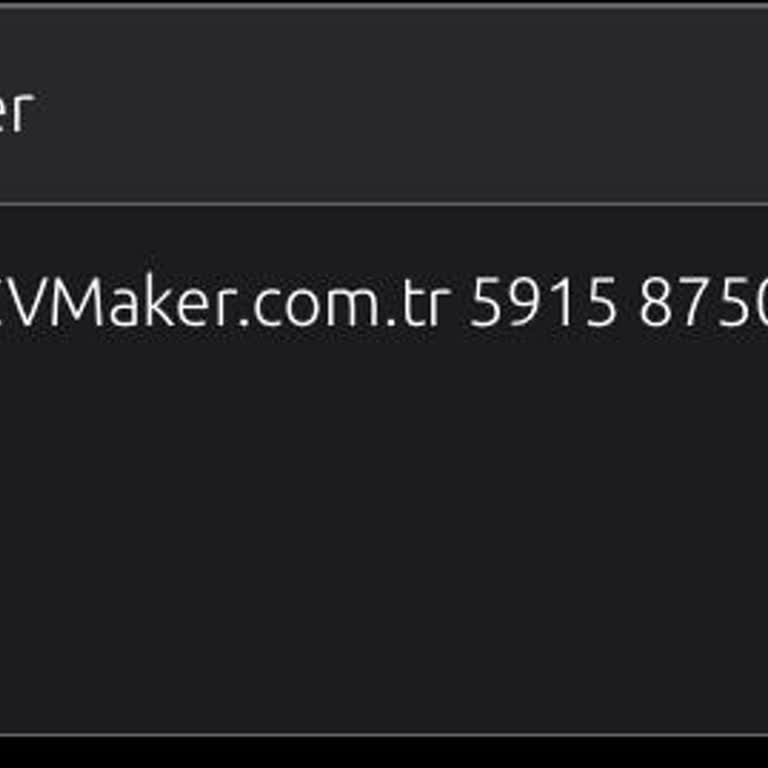 Cvmaker.com.tr Paramı Geri İstiyorum