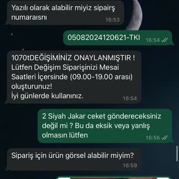 Stilzade Moda Yanlış Ürün Ve İade Sorunlarıyla Karşılaştım