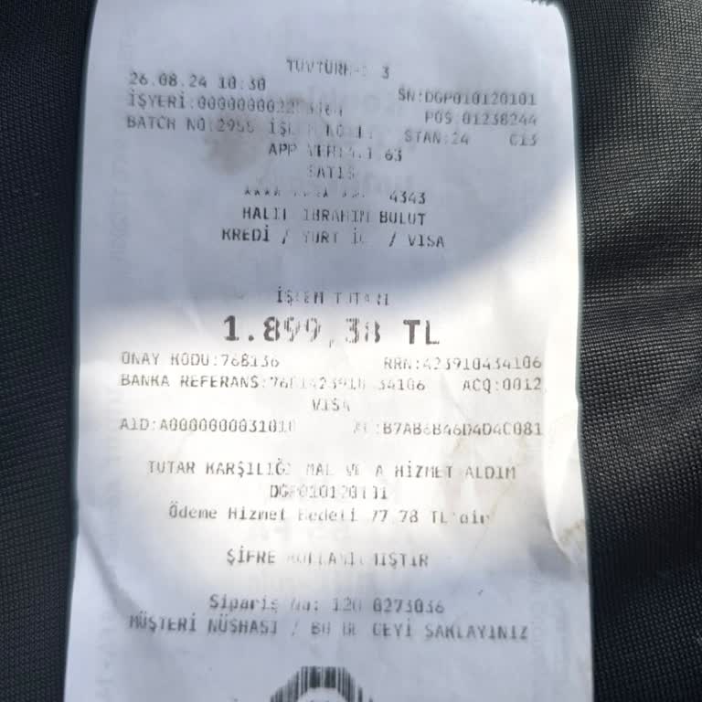 Bingöl Merkez Tüvtürk Kredi Kartı Komisyonu