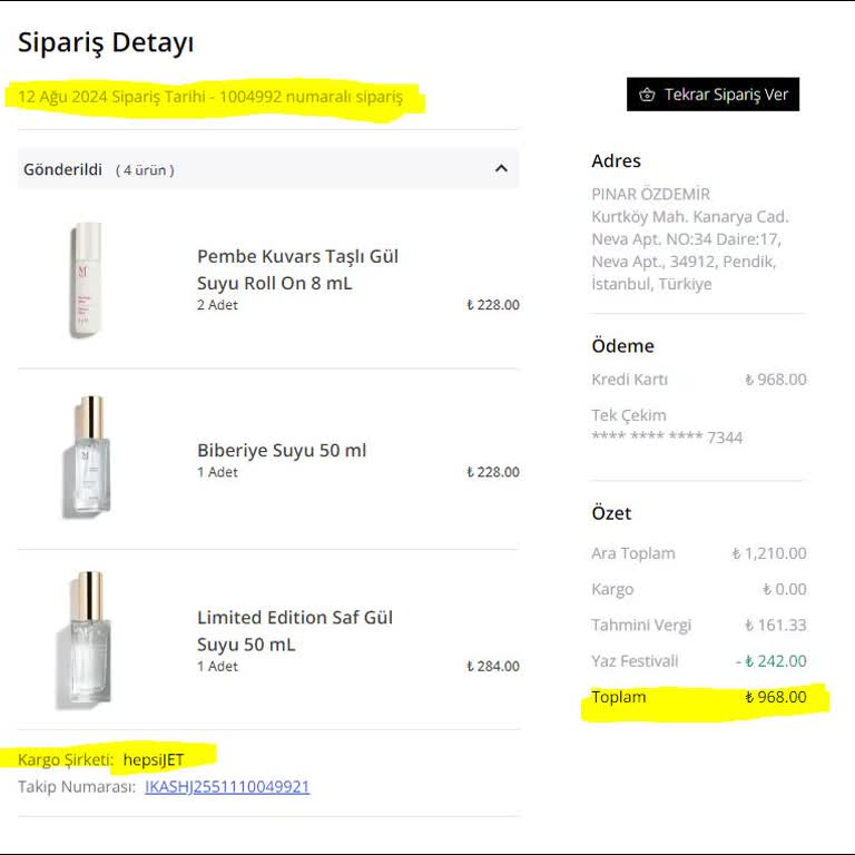 Misbahçe Ürünümü Göndermiyor, Paramı İade Etmiyor,