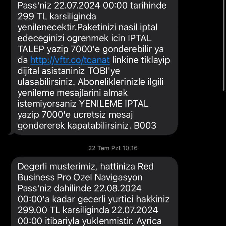 Onaysız Ek Paket Ücretlendirmesi ve İade Sorunu