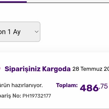 Gratis Sipariş Statü Problemi