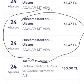 İstanbul Belbim Kart İki Kez Mükerrer Turnike Geçim Hatası