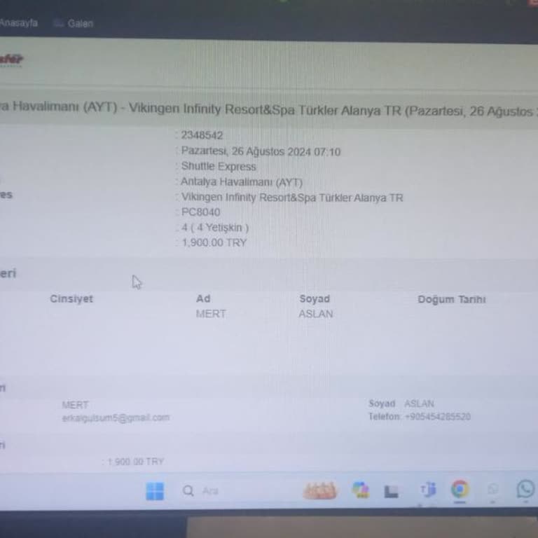 DT Transfer Hizmetin Eksik Verilmesi Müşteri Memnuniyetsizliği