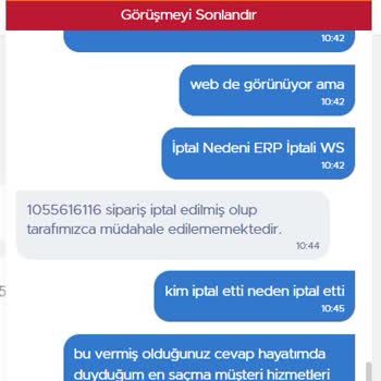 Koçtaş Siparişimi Sormadan - Sebep Göstermeden İptal Etti