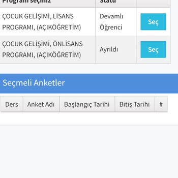 AUZEF Şikayet Var