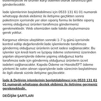 Gaus Hatalı Dikiş Kabul Etmiyor Ödemeyi Karta Yapmıyor