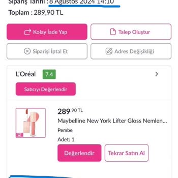 Pazarama Yanlış Teslimat Sorunu