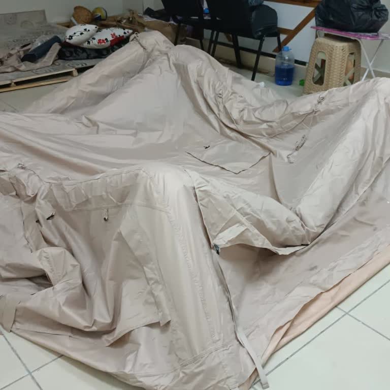 Trendyol Robo Türkiye'den Alınan Şişme Çadır Hava Kaçırıyor