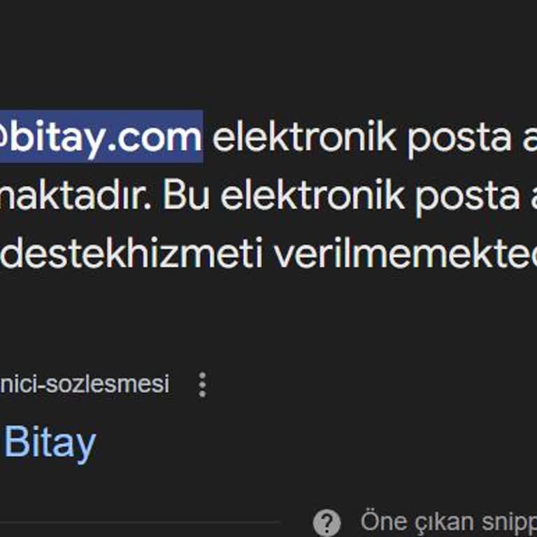 Bitay'dan Para Çekilemiyor.