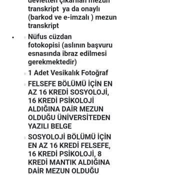Anadolu Üniversitesi Kredi Yeterlilik Belgesi Vermiyor.