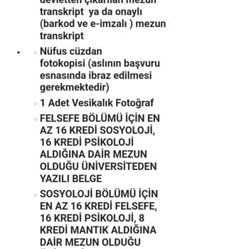 Anadolu Üniversitesi Kredi Yeterlilik Belgesi Vermiyor.