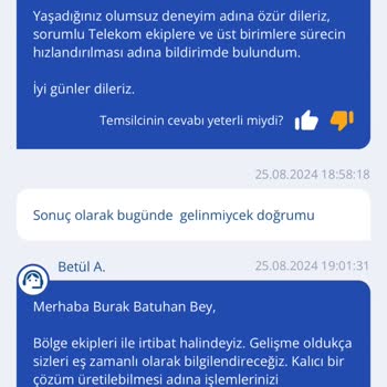 TurkNet 10 Gündür Teknik Destek Sunmuyor Sorumsuzluk